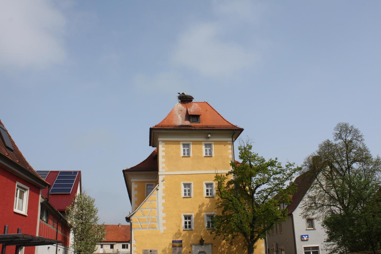 Schwarzer Adler - Hotel Garni Ipsheim Eksteriør billede